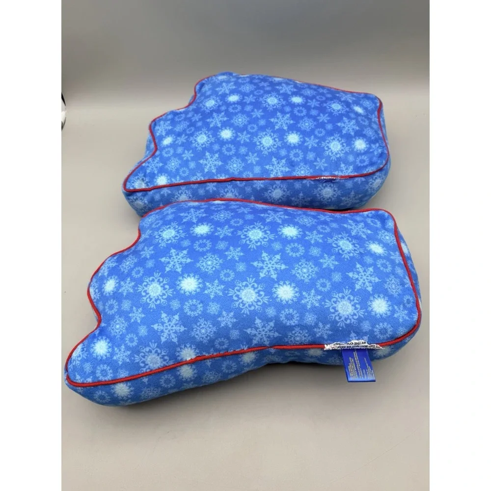 Polar Express Train Plush Pillow Set of 2 Christmas Railroad Decor 2017